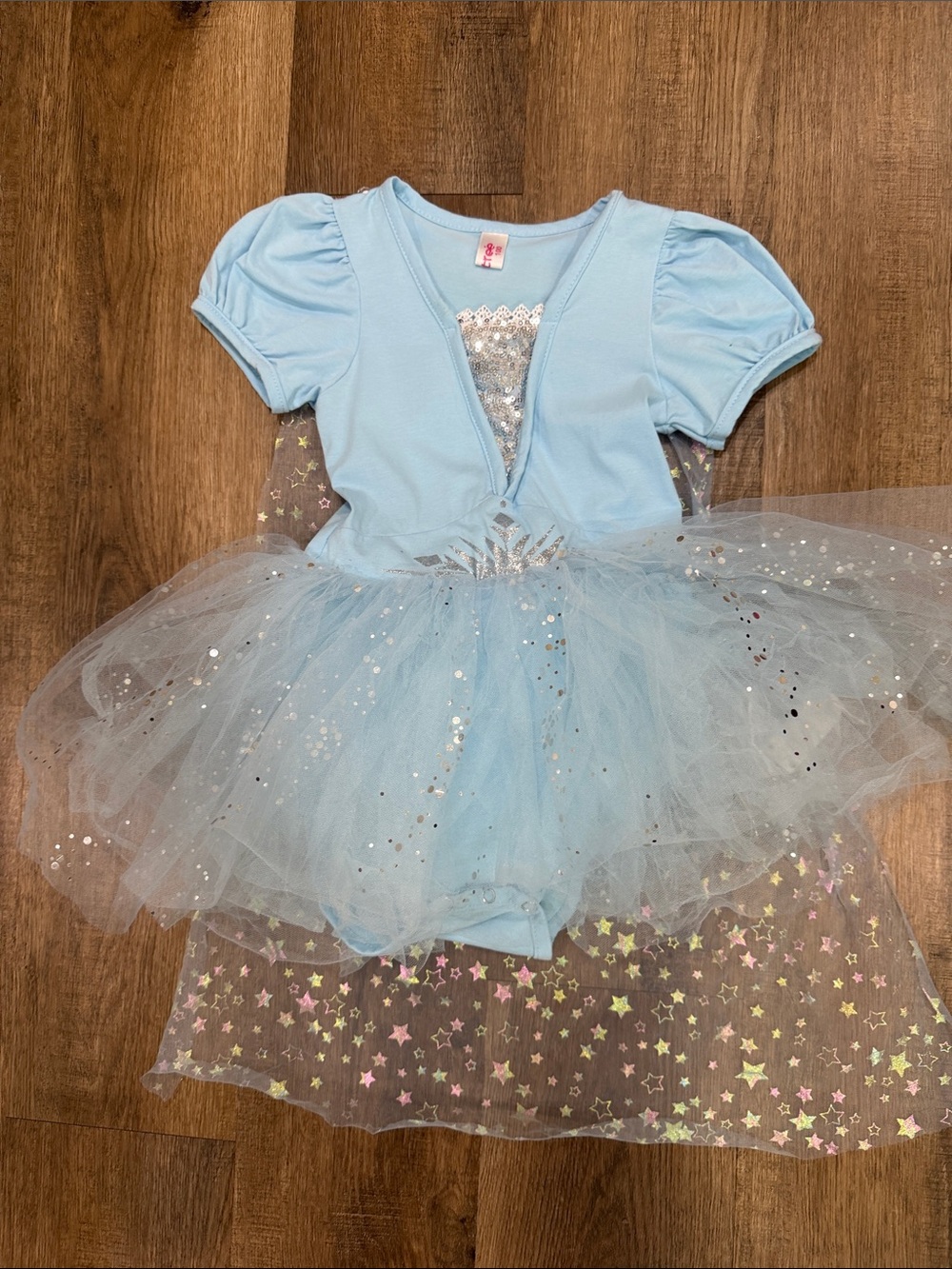 Simtree,Light Blue Sparkle Tutu Dress Costume for Kids